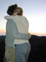 Maciej and Ashe enjoying the sunset.